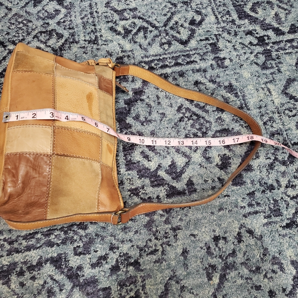 Fossil Patch Leather Shoulder Bag - image 3